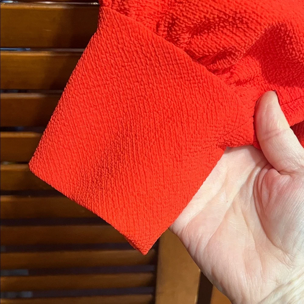 Rachel Comey orange Red Batwing Sleeve Top - Picture 5 of 12
